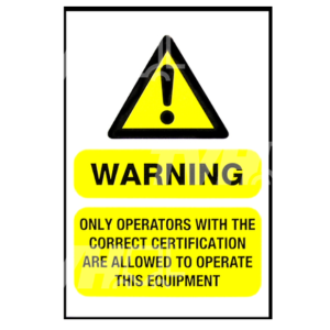 NAKLEJKA OSTRZEGAWCZA LINDE 0029386000