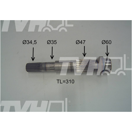 WAŁEK SILNIKA HYDROSTATU LINDE 2953230112