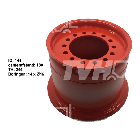 FELGA 8.00G-12 NA OPONE 27X10-12 LINDE 0009932476