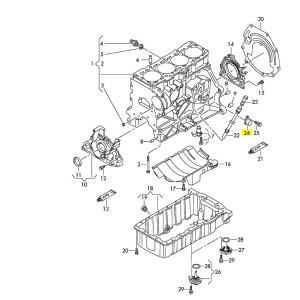 CZUJNIK POŁOŻENIA WAŁU LINDE 39X GAZ BOSCH VW078906433B