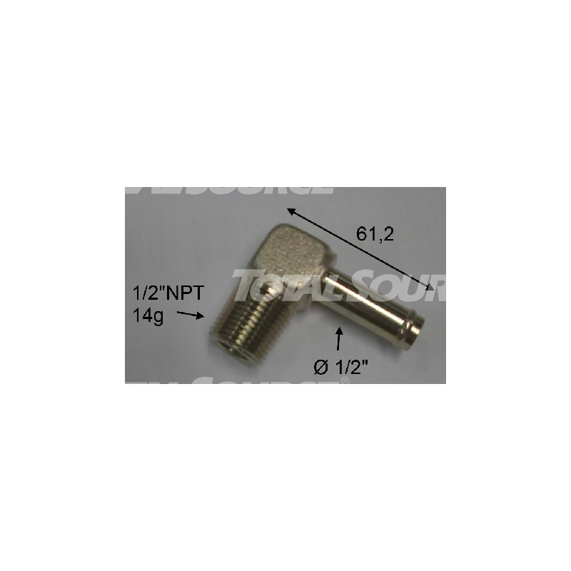 ZŁĄCZKA KOLANKOWA 1/2X1/2 LINDE Metalowa 0009515512