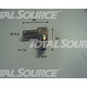 ZŁĄCZKA KOLANKOWA 1/8 x 3/8 LINDE METALOWE 0009560109